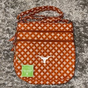 Vera Bradley University of Texas Triple Zip Hipster